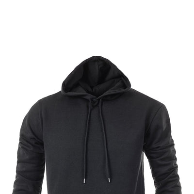 Ανδρική Φούτερ Μονόχρωμη με Κουκούλα (1116) - BLACK - Panda Clothing