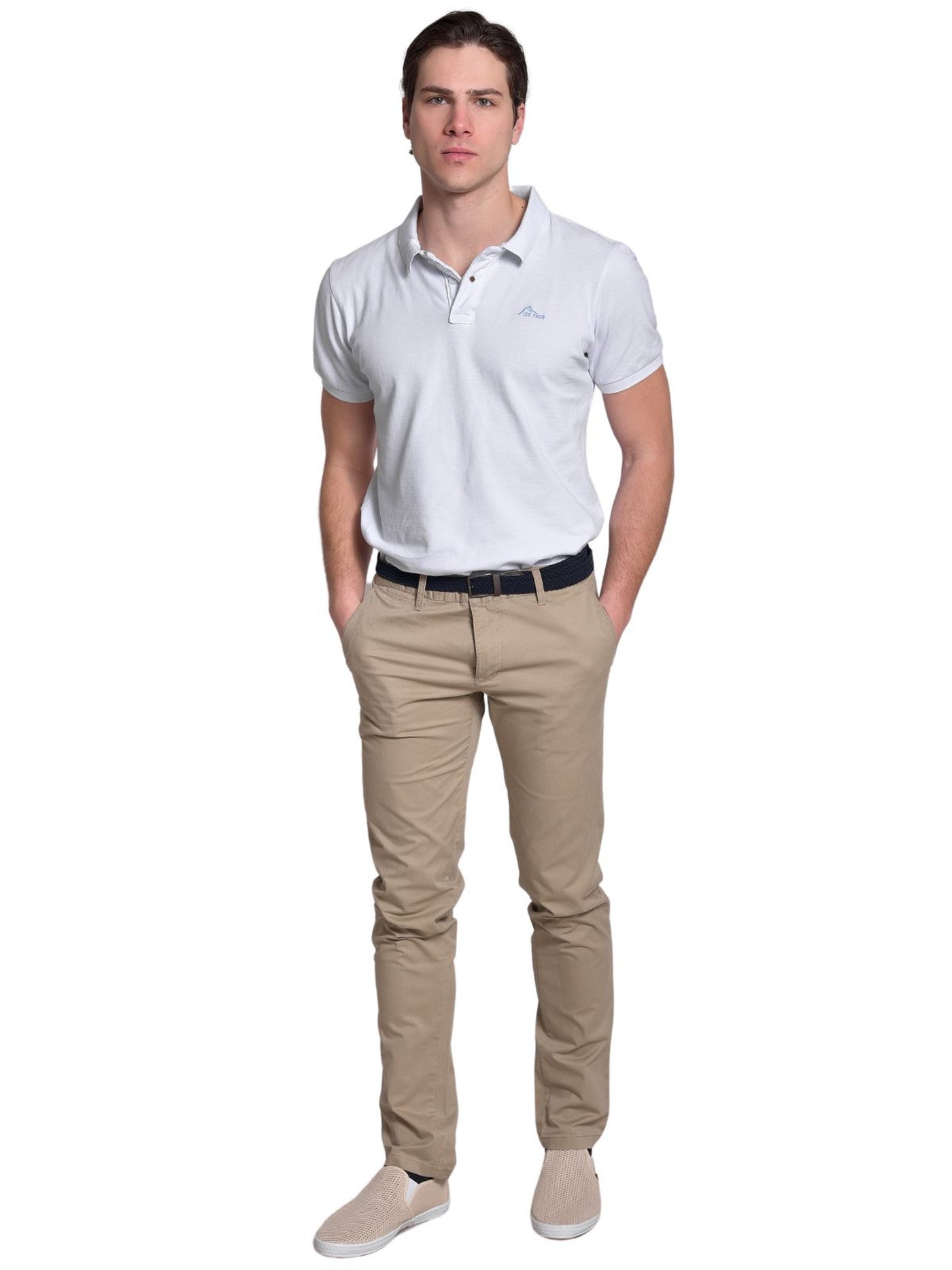 Ανδρικό Παντελόνι Chino (3384) - BEIGE - Panda Clothing