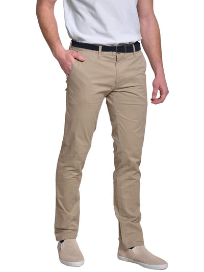 Ανδρικό Παντελόνι Chino (3384) - BEIGE - Panda Clothing