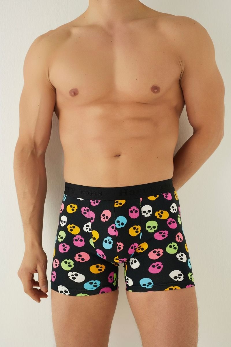 Ανδρικό Μποξεράκι Harry Jons Skull (6288) - Panda Clothing