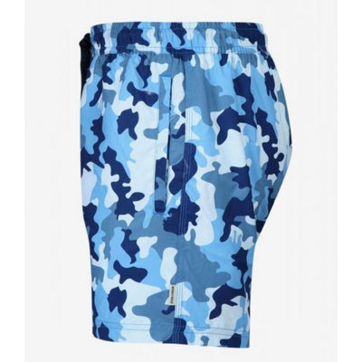 Ανδρικό Μαγιό John Frank Camo Blue (9083) - Panda Clothing